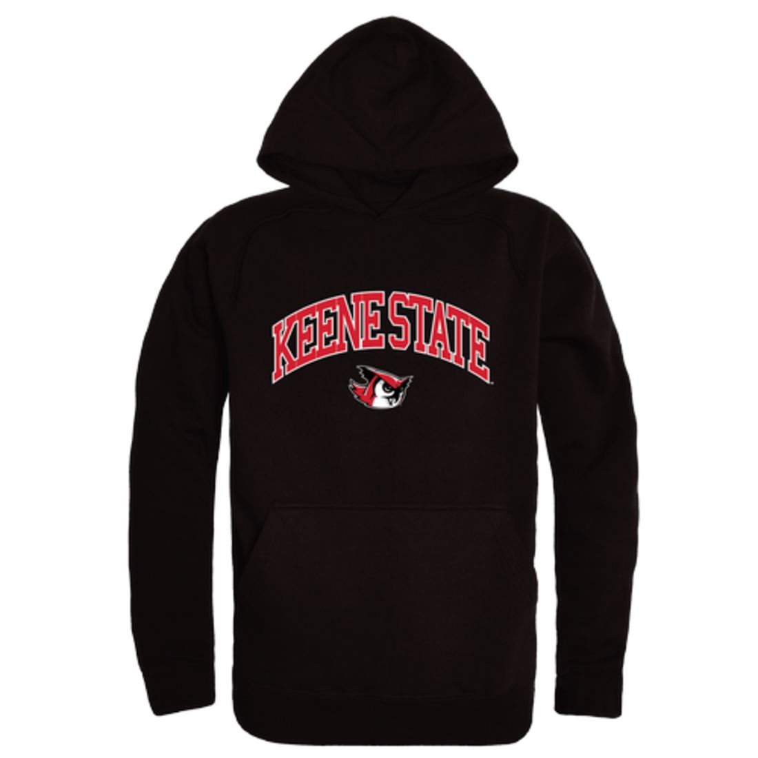 Keene State College Owls Campus Fleece Hoodie Sweatshirts