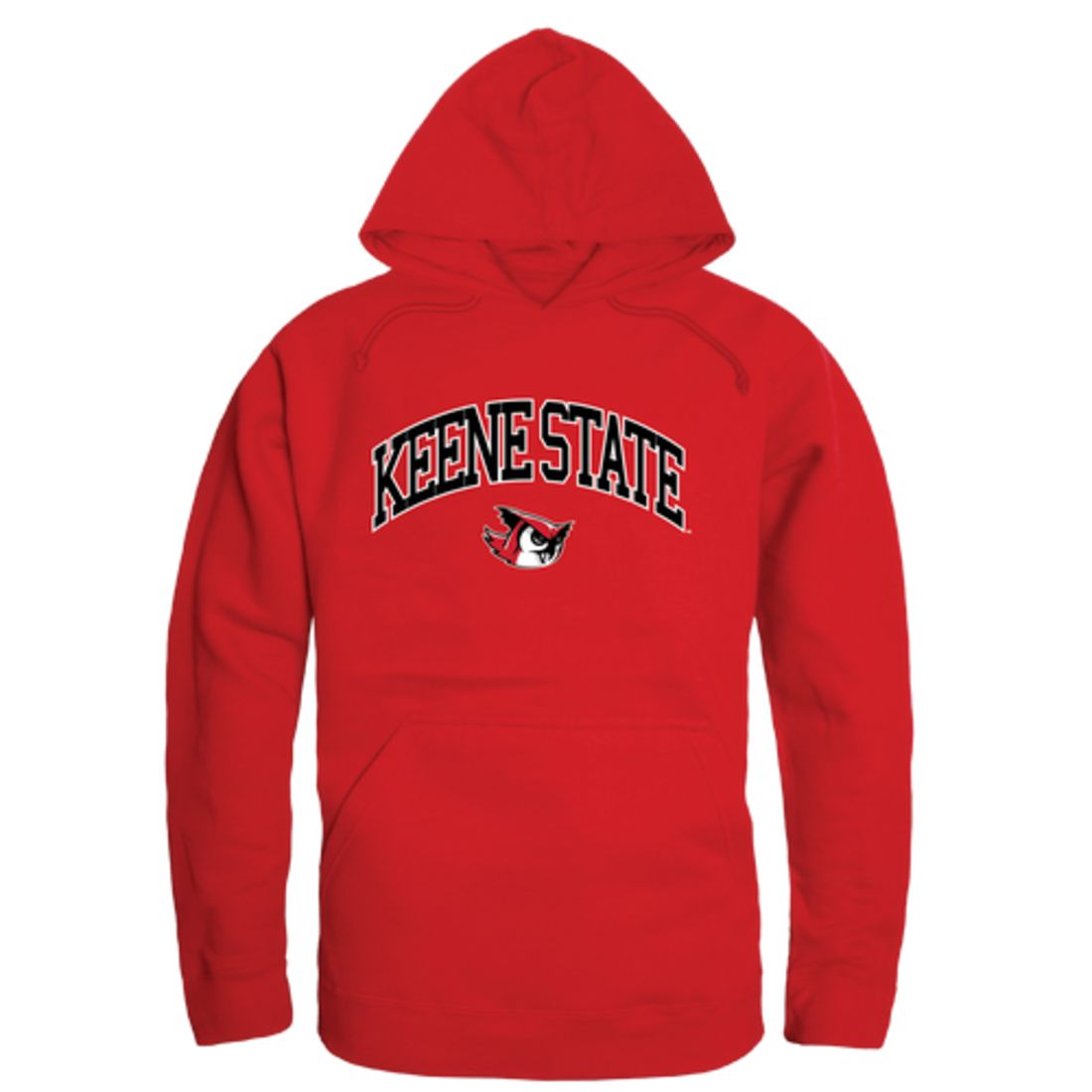 Keene State College Owls Campus Fleece Hoodie Sweatshirts