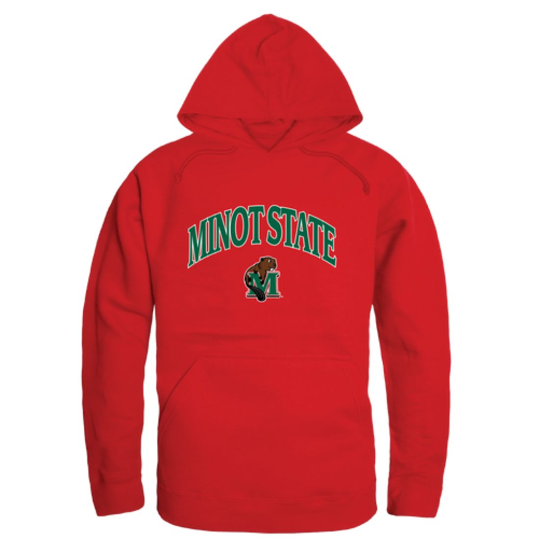 Minot State University Beavers Campus Fleece Hoodie Sweatshirts