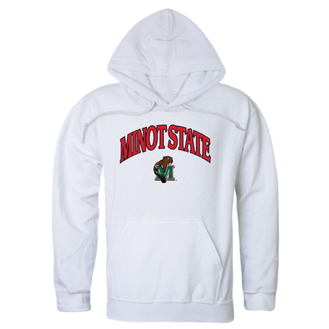 Minot State University Beavers Campus Fleece Hoodie Sweatshirts