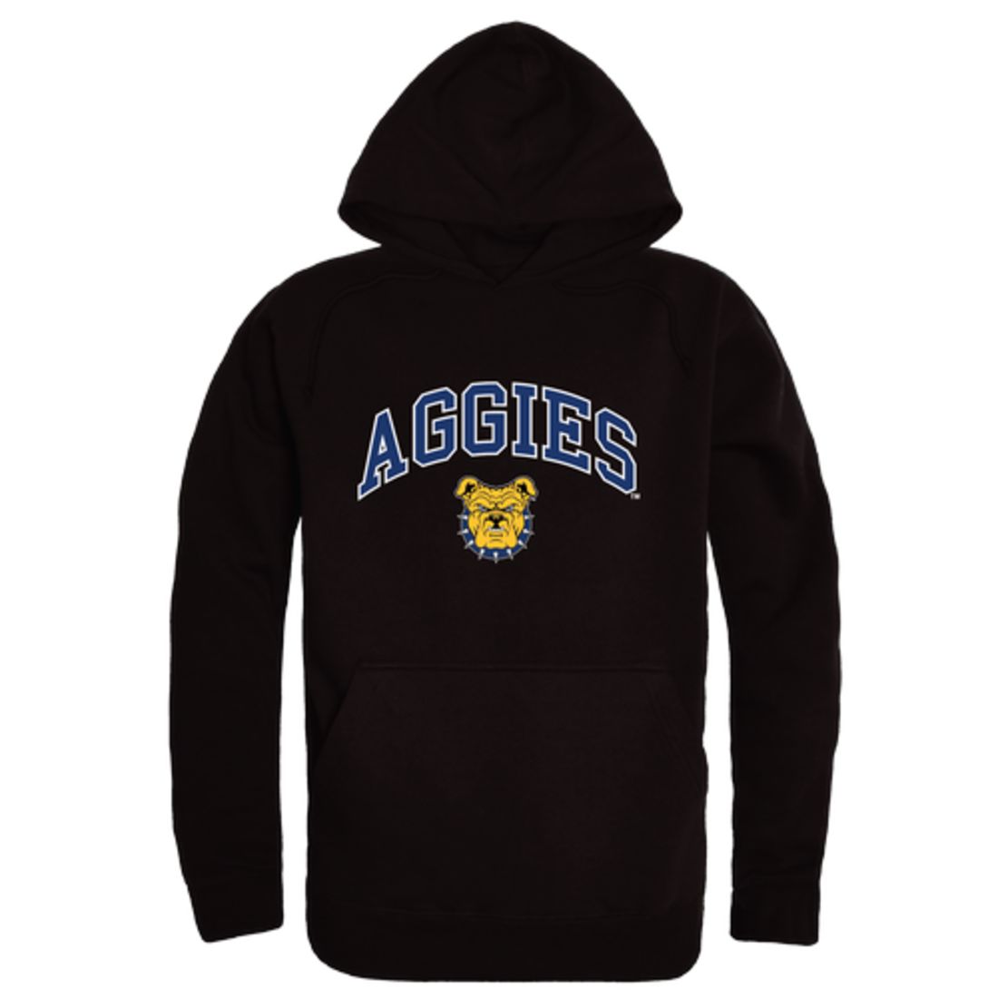 North Carolina A&T State University Aggies Campus Fleece Hoodie Sweatshirts
