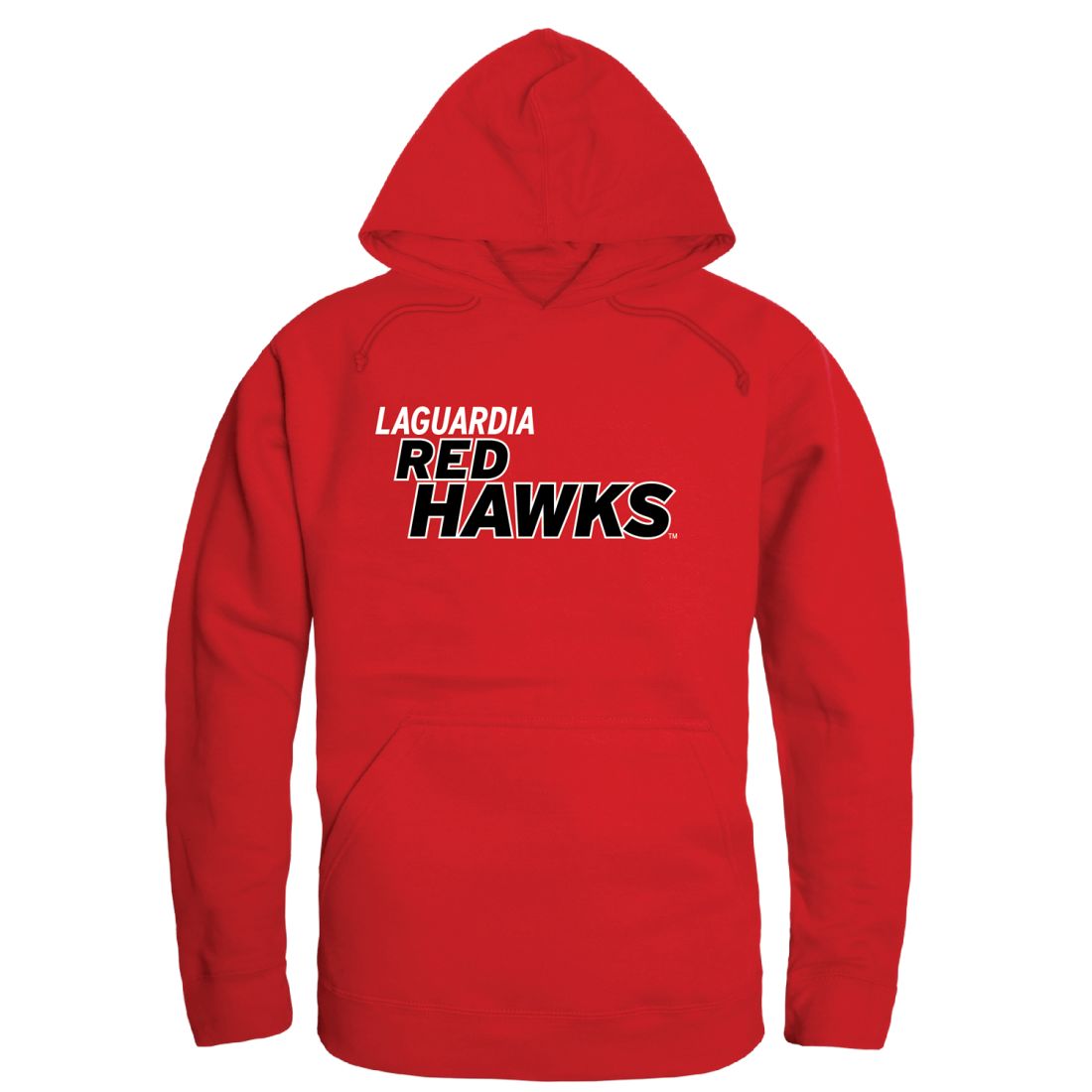 LaGuardia Community College Red Hawks Campus Fleece Hoodie Sweatshirts