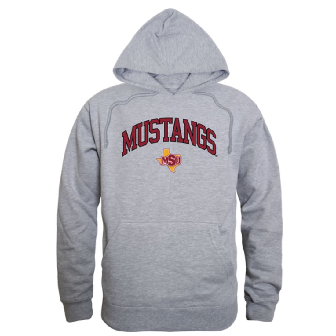 Midwestern State University Mustangs Campus Fleece Hoodie Sweatshirts