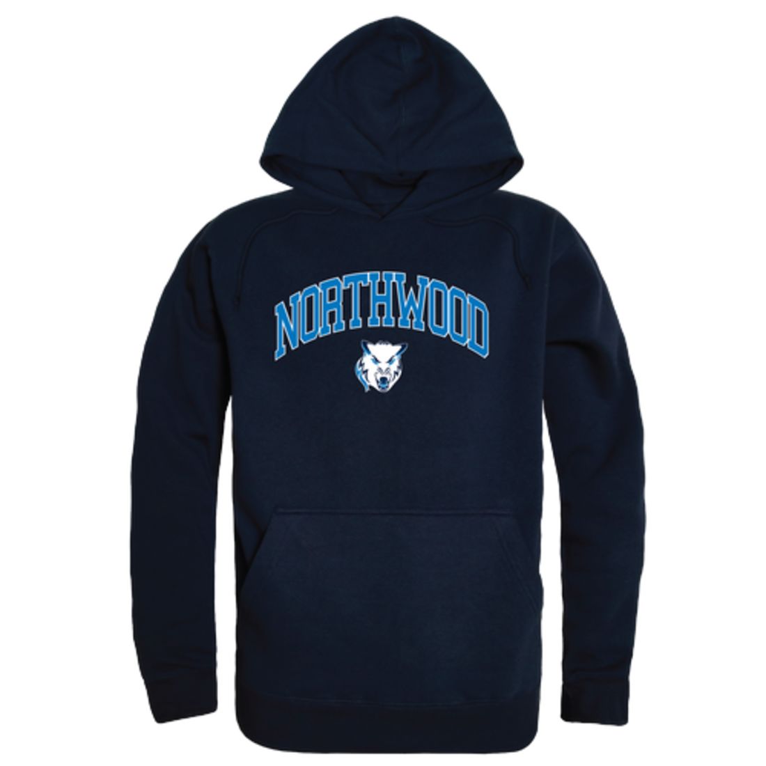 Northwood University Timberwolves Campus Fleece Hoodie Sweatshirts