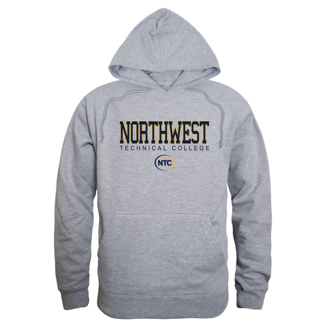 Northwest Technical College Hawks Campus Fleece Hoodie Sweatshirts