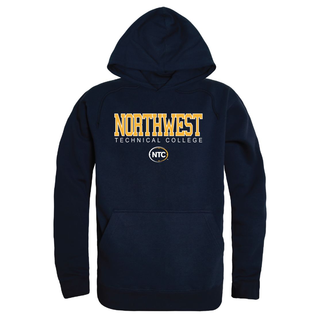 Northwest Technical College Hawks Campus Fleece Hoodie Sweatshirts