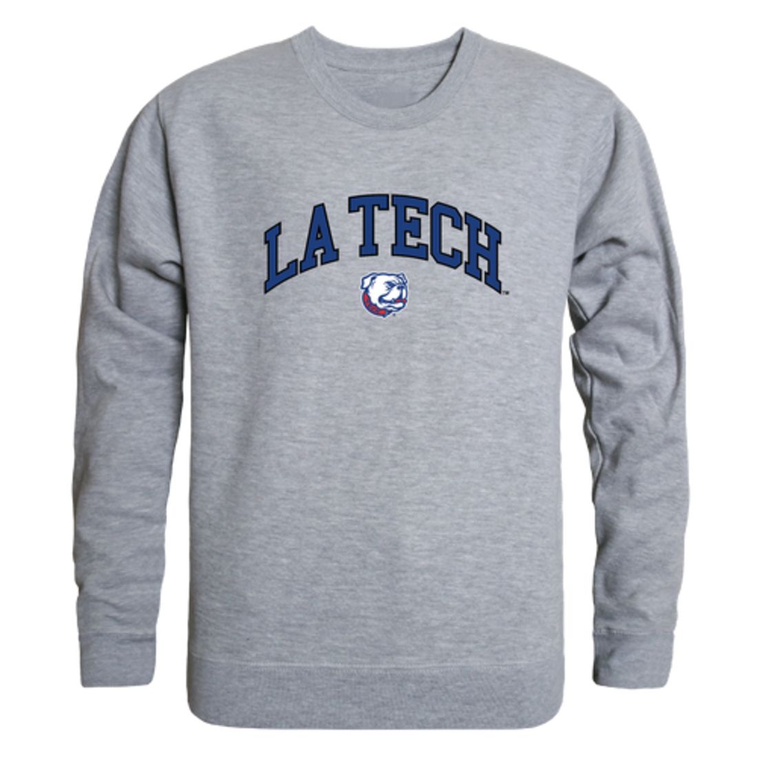 Louisiana Tech F Bulldogs Campus Crewneck Sweatshirt