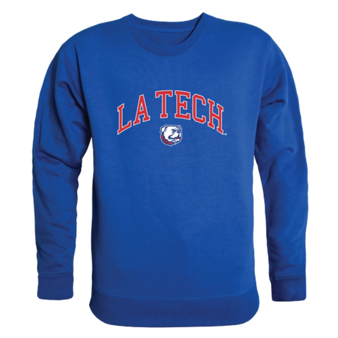 Louisiana Tech F Bulldogs Campus Crewneck Sweatshirt
