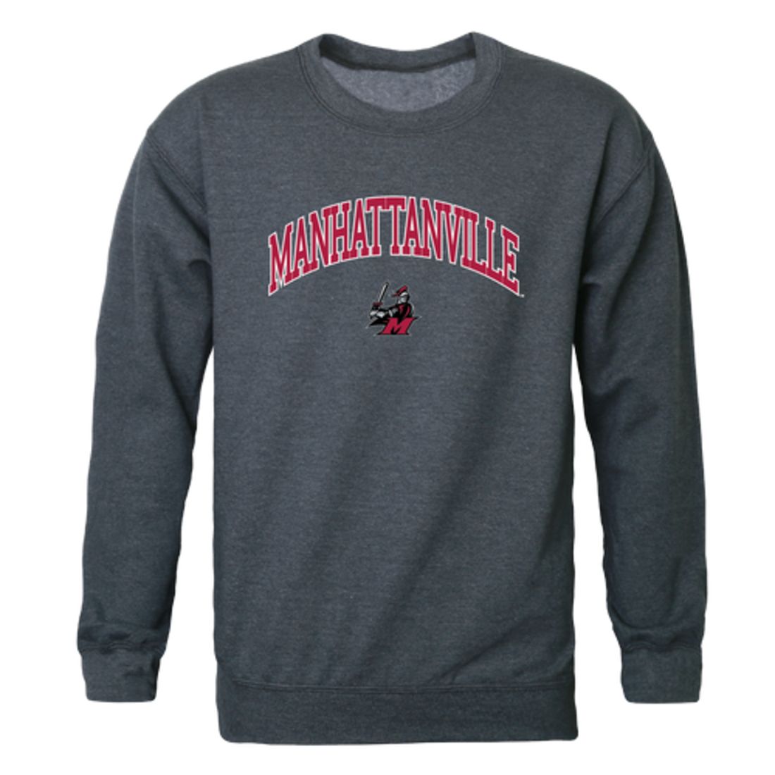Manhattanville College Valiants Campus Fleece Crewneck Pullover Sweatshirt
