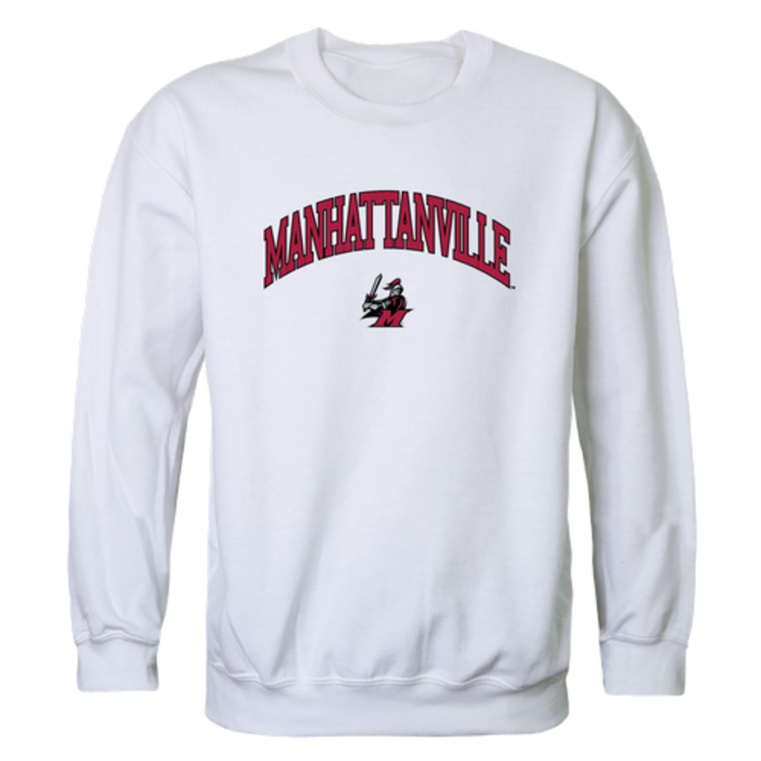 Manhattanville College Valiants Campus Fleece Crewneck Pullover Sweatshirt