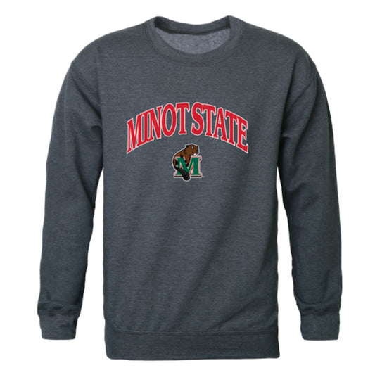 Minot State University Beavers Campus Fleece Crewneck Pullover Sweatshirt