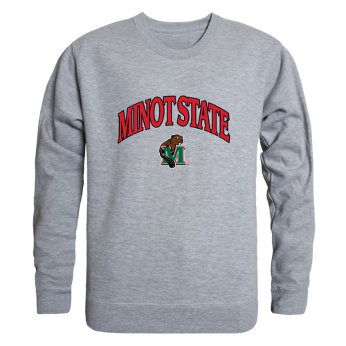 Minot State University Beavers Campus Fleece Crewneck Pullover Sweatshirt