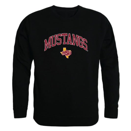 Midwestern State University Mustangs Campus Fleece Crewneck Pullover Sweatshirt