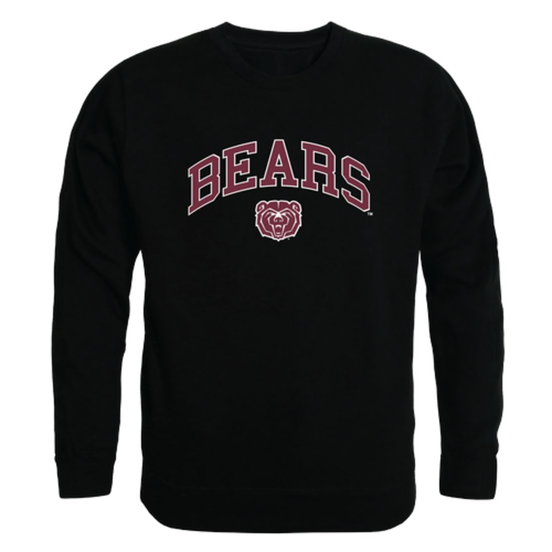Missouri State University Bears Campus Fleece Crewneck Pullover Sweatshirt