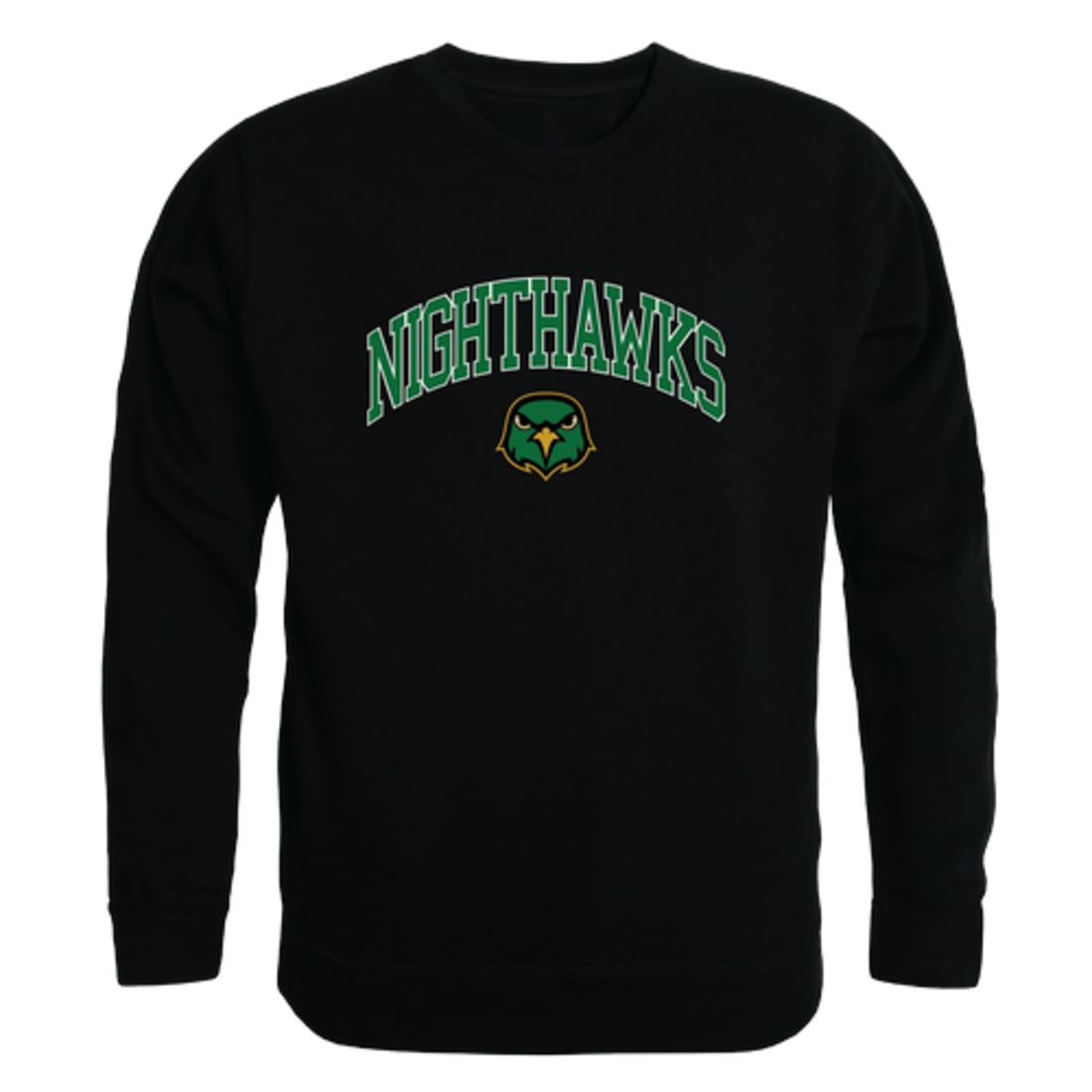 Northern Virginia Community College Nighthawks Campus Fleece Crewneck Pullover Sweatshirt
