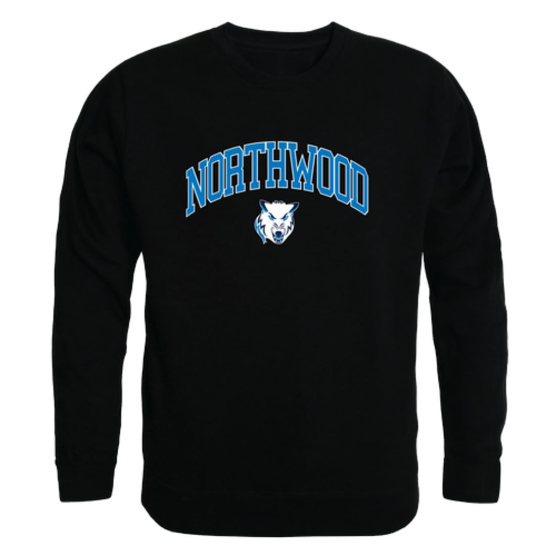Northwood University Timberwolves Campus Fleece Crewneck Pullover Sweatshirt