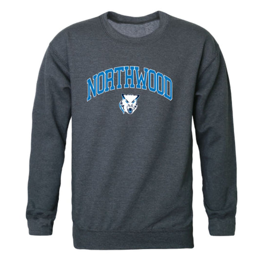 Northwood University Timberwolves Campus Fleece Crewneck Pullover Sweatshirt