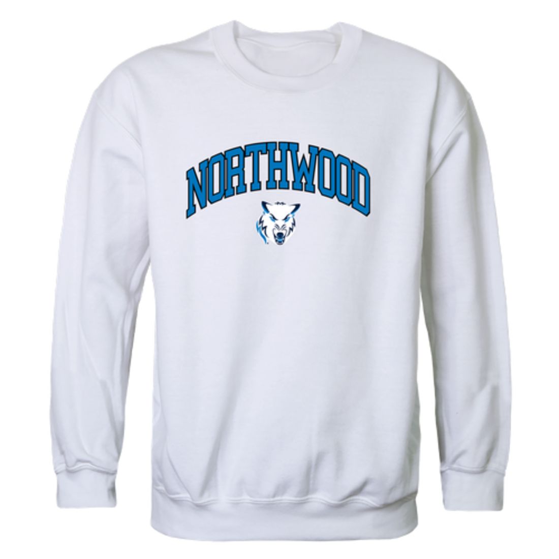 Northwood University Timberwolves Campus Fleece Crewneck Pullover Sweatshirt