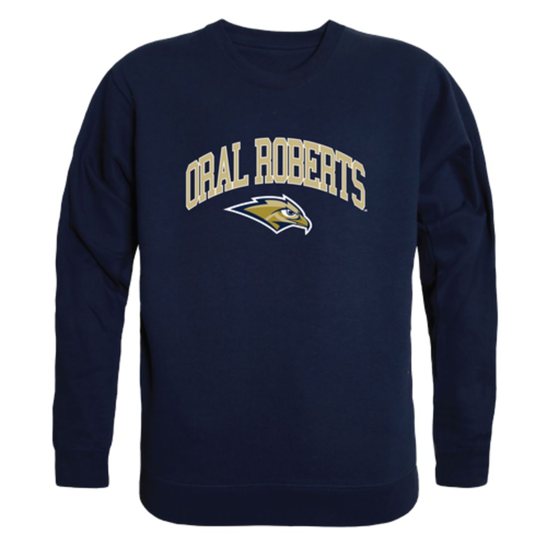 Oral Roberts University Golden Eagles Campus Fleece Crewneck Pullover Sweatshirt