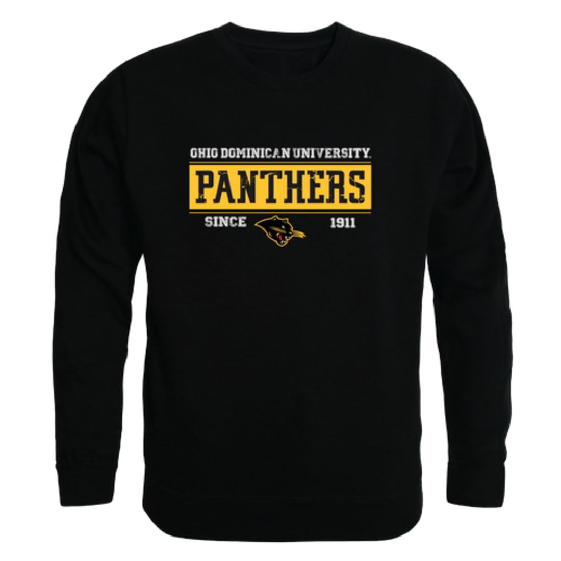 Ohio Dominican University Panthers Established Fleece Crewneck Pullover Sweatshirt