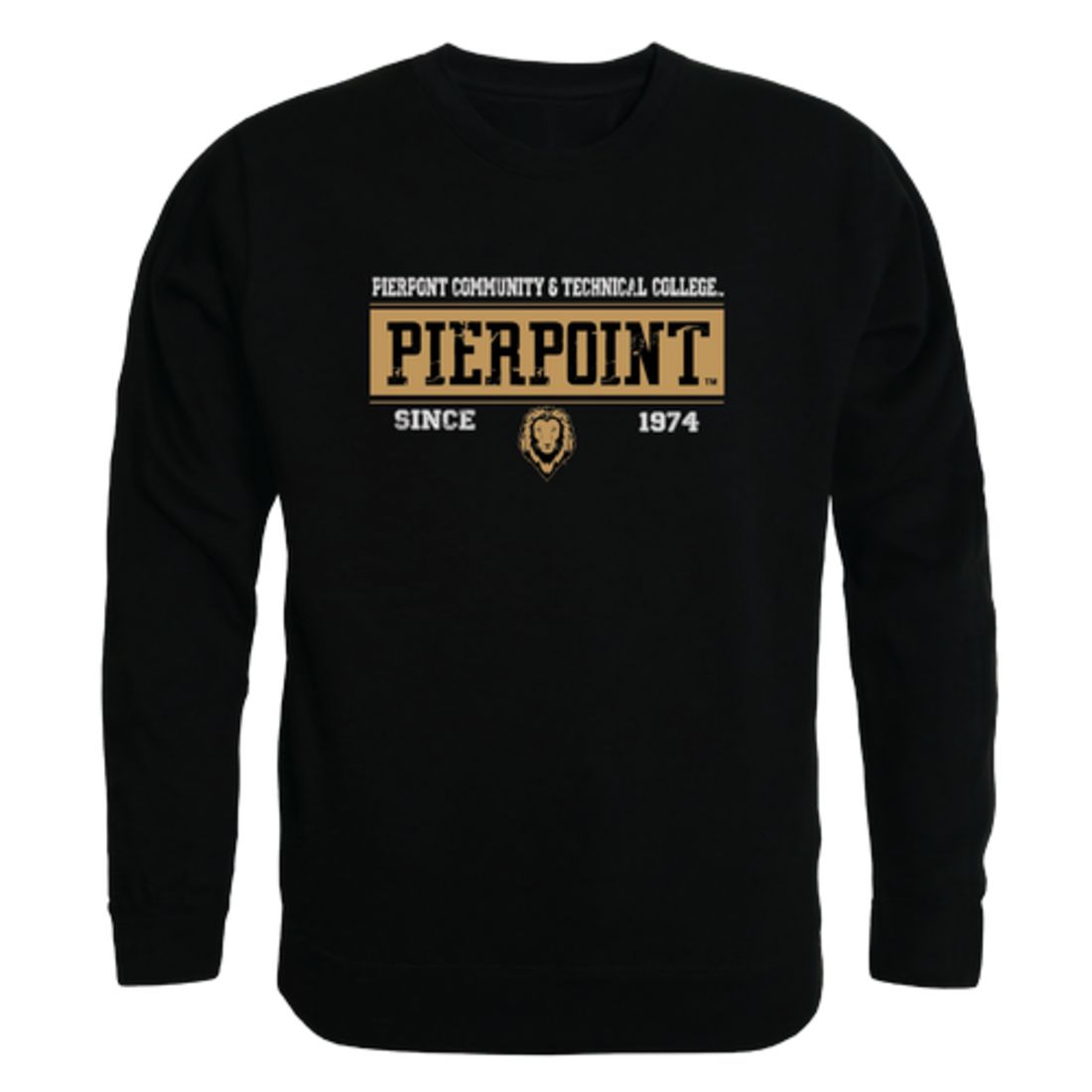 Pierpont Community & Technical College Lions Established Fleece Crewneck Pullover Sweatshirt