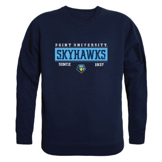 Point University Skyhawks Established Fleece Crewneck Pullover Sweatshirt