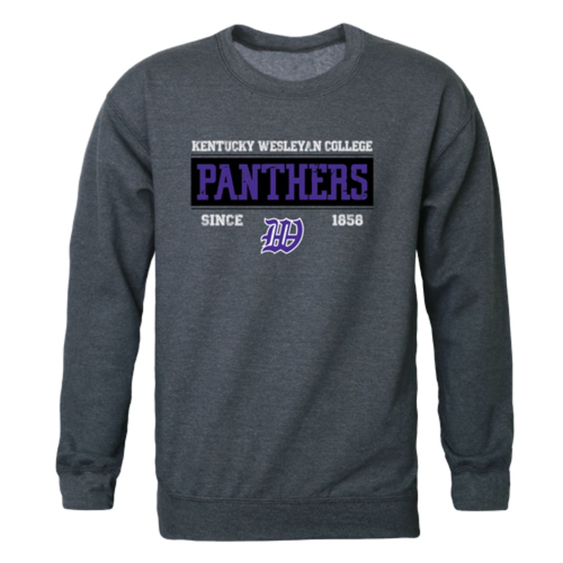 Kentucky Wesleyan College Panthers Established Fleece Crewneck Pullover Sweatshirt