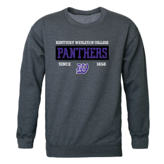 Kentucky Wesleyan College Panthers Established Fleece Crewneck Pullover Sweatshirt