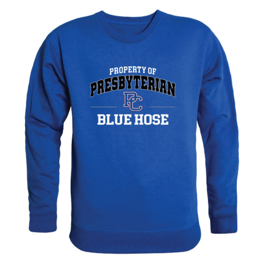 Presbyterian College Blue Hose Property Fleece Crewneck Pullover Sweatshirt