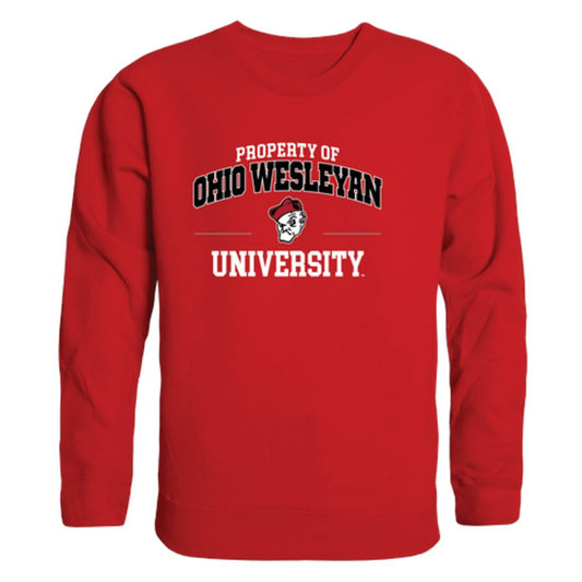 Ohio Wesleyan University Bishops Property Fleece Crewneck Pullover Sweatshirt