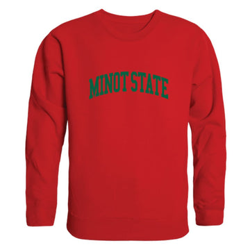 Minot State University Beavers Arch Fleece Crewneck Pullover Sweatshirt