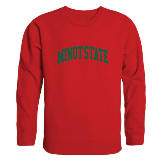 Minot State University Beavers Arch Fleece Crewneck Pullover Sweatshirt