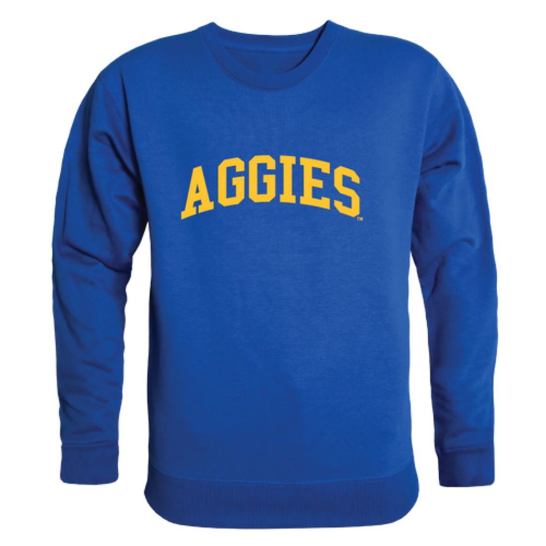 North Carolina A&T State University Aggies Arch Fleece Crewneck Pullover Sweatshirt