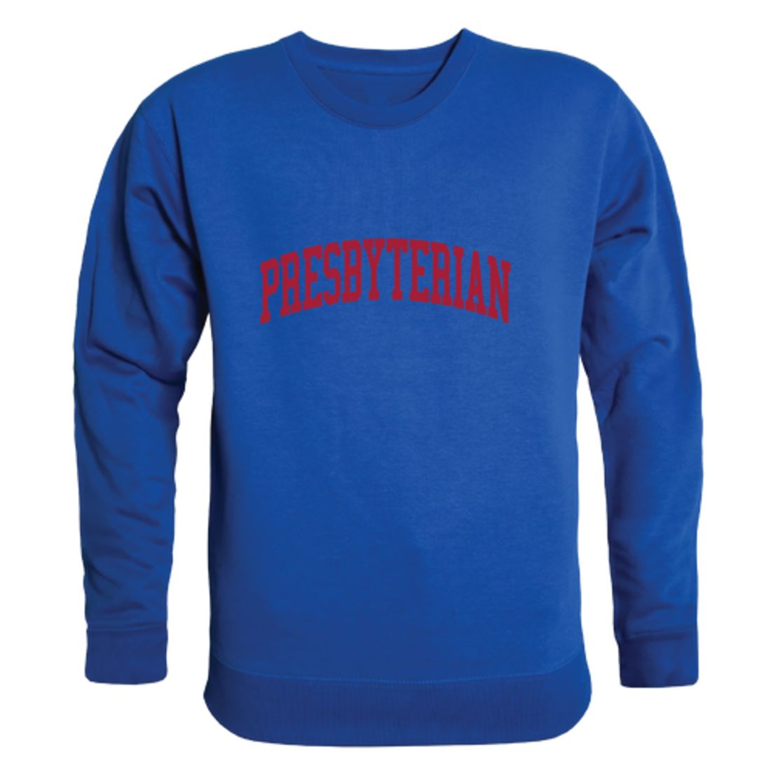 Presbyterian College Blue Hose Arch Fleece Crewneck Pullover Sweatshirt