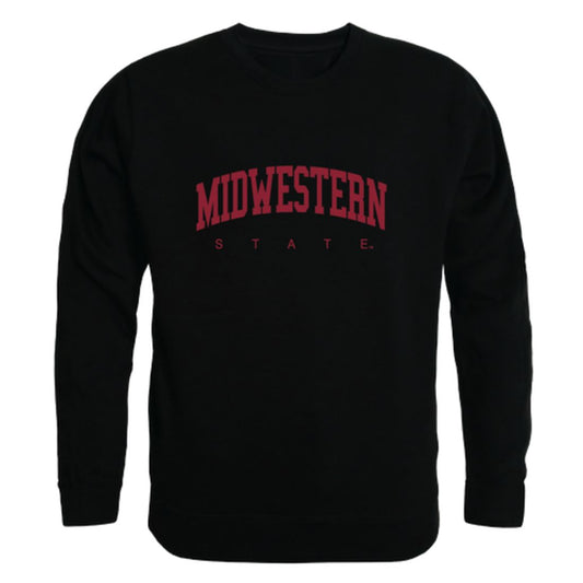 Midwestern State University Mustangs Arch Fleece Crewneck Pullover Sweatshirt