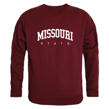 Missouri State University Bears Arch Fleece Crewneck Pullover Sweatshirt