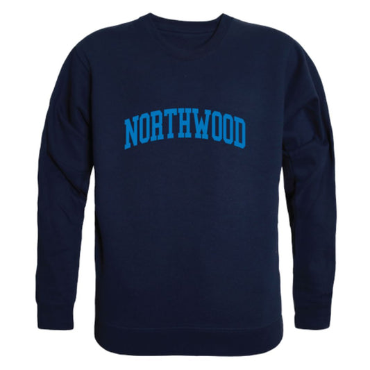 Northwood University Timberwolves Arch Fleece Crewneck Pullover Sweatshirt