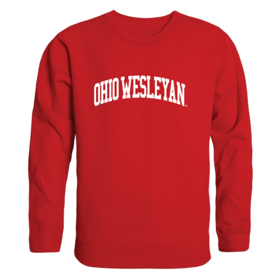 Ohio Wesleyan University Bishops Arch Fleece Crewneck Pullover Sweatshirt