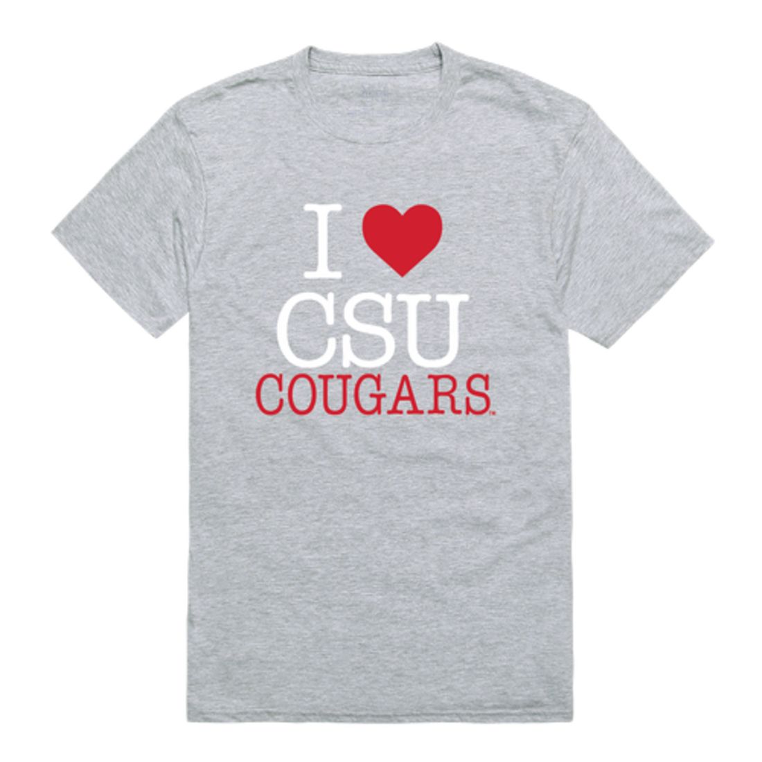 I Love Columbus State University Cougars T-Shirt Tee