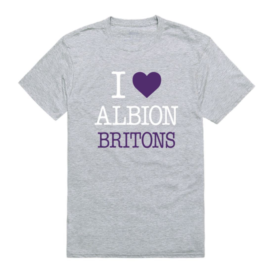 I Love Albion College Britons T-Shirt Tee