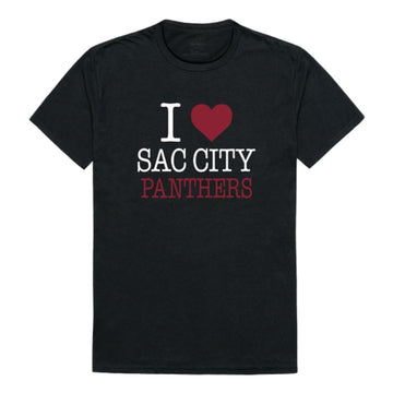 I Love Sacramento City College Panthers T-Shirt Tee