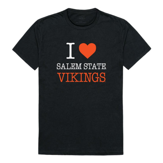 I Love Salem State University Vikings T-Shirt Tee