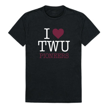 I Love Texas Woman's University Pioneers T-Shirt Tee