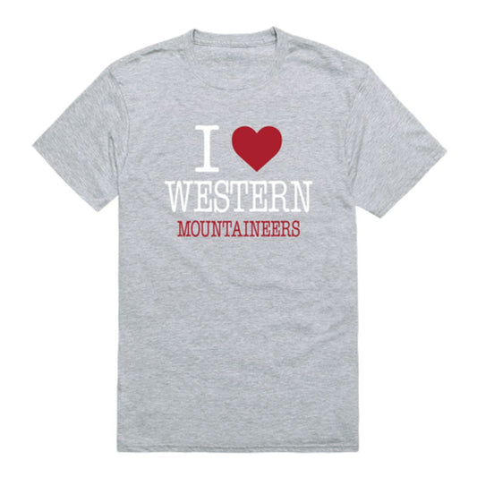 I Love Western Colorado University Mountaineers T-Shirt Tee