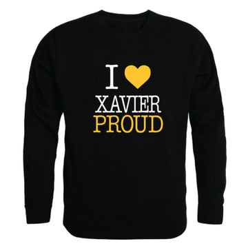 I Love Xavier University of Louisiana  Fleece Crewneck Pullover Sweatshirt