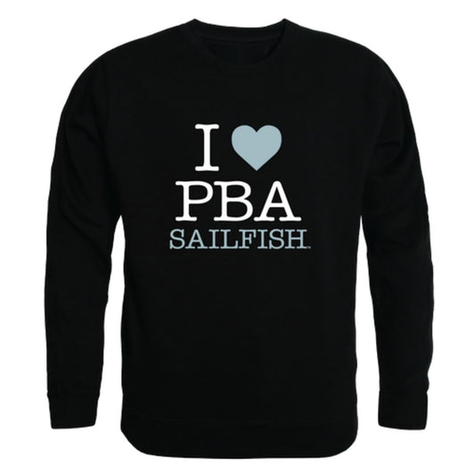 I Love Palm Beach Atlantic University Sailfish Fleece Crewneck Pullover Sweatshirt