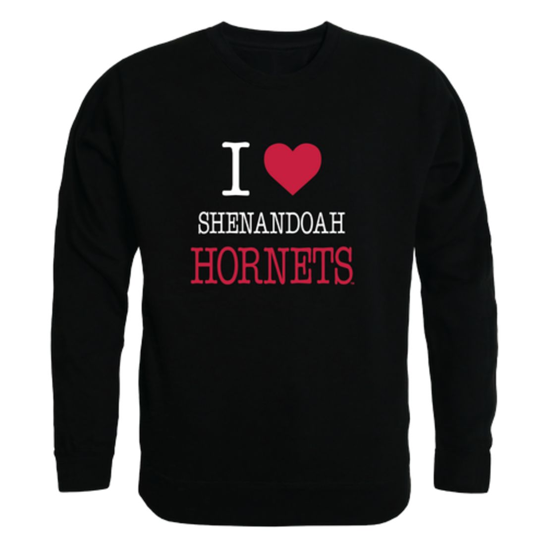 I Love Shenandoah University Hornets Fleece Crewneck Pullover Sweatshirt
