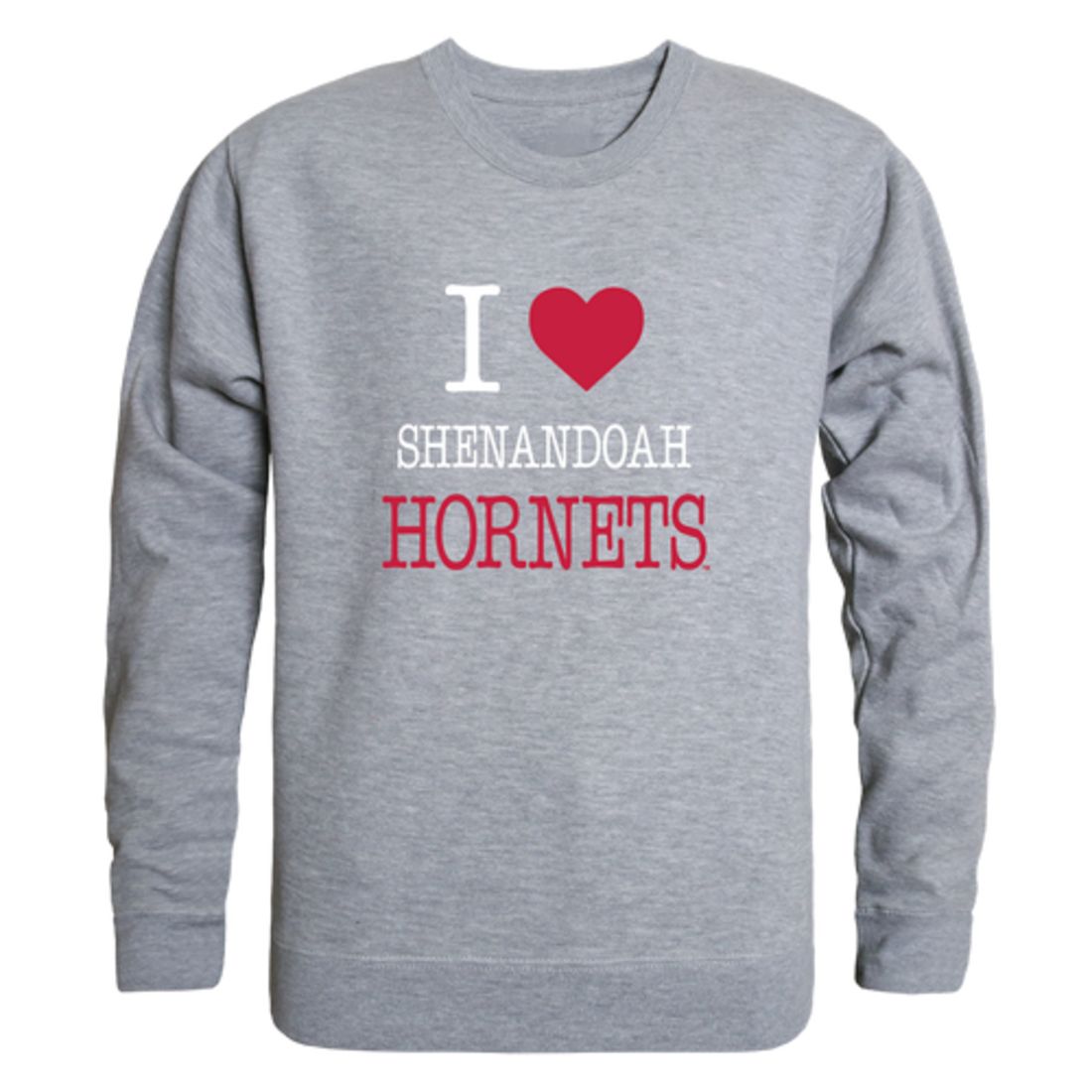 I Love Shenandoah University Hornets Fleece Crewneck Pullover Sweatshirt