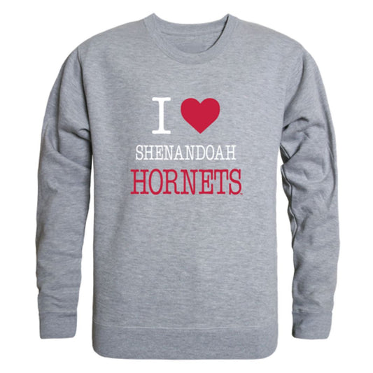 I Love Shenandoah University Hornets Fleece Crewneck Pullover Sweatshirt