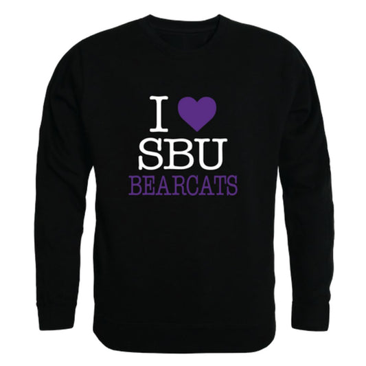 I Love Southwest Baptist University Bearcats Fleece Crewneck Pullover Sweatshirt